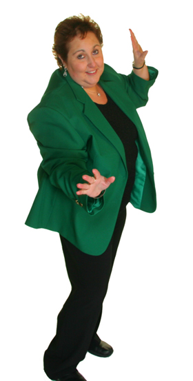green blazer